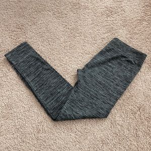 Blue Star gray black thick lined leggings | girls L/XL | winter cold weather